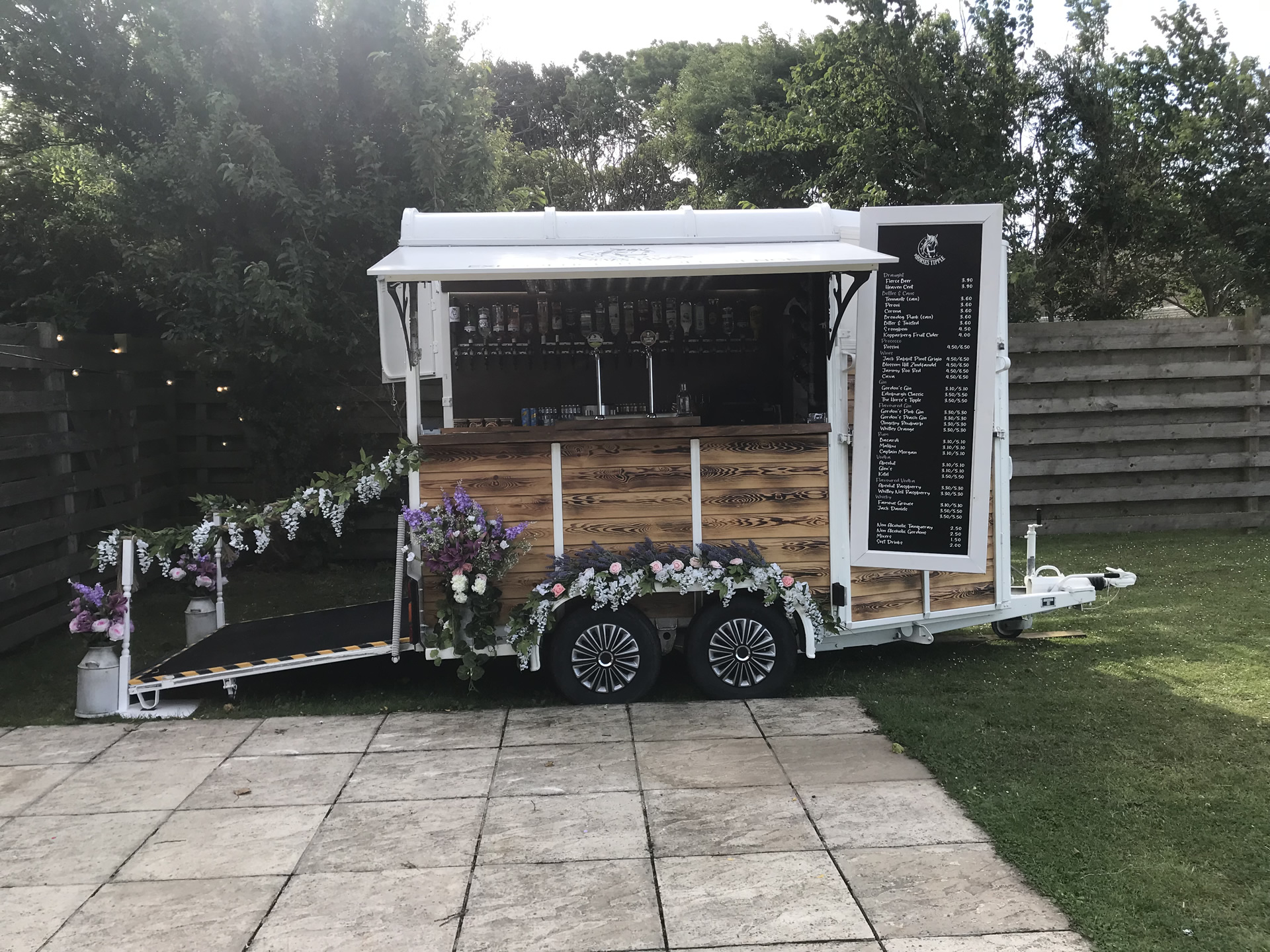 mobile bar for weddings